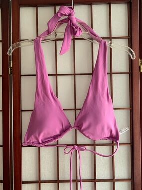 NWOT Express Body Contour Swim Lavender/Purple Bikini Swim Top in Size S